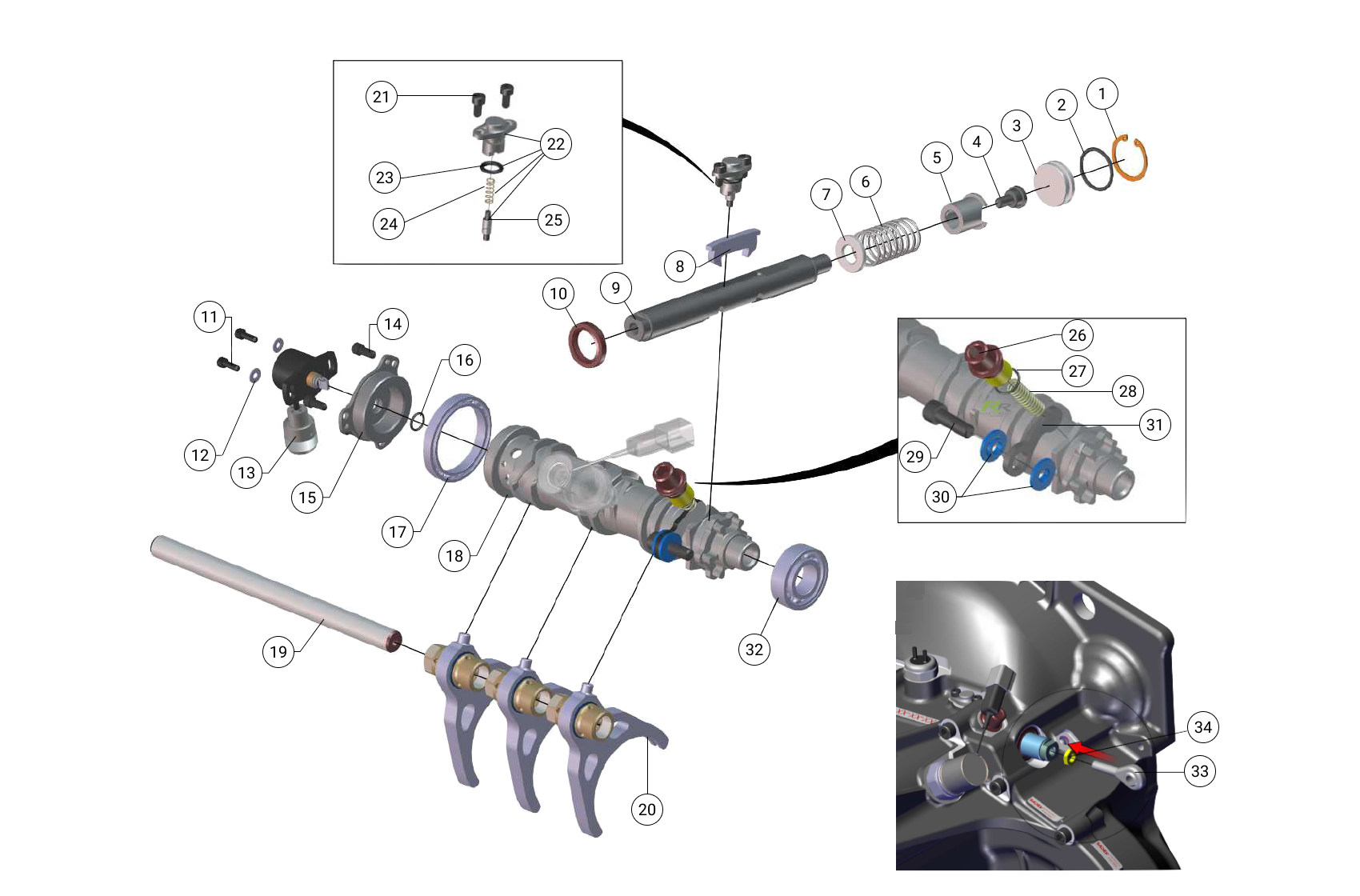 C234 - Gear Selector | Race and Rally